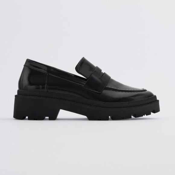 Treaded sole loafers Clearance